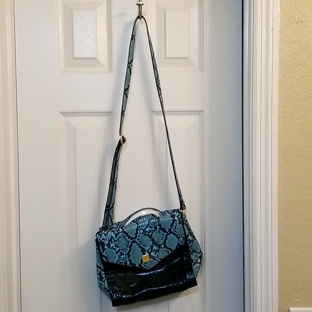 Gianni Binni snake print purse